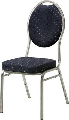 Banquet stål stol - blå