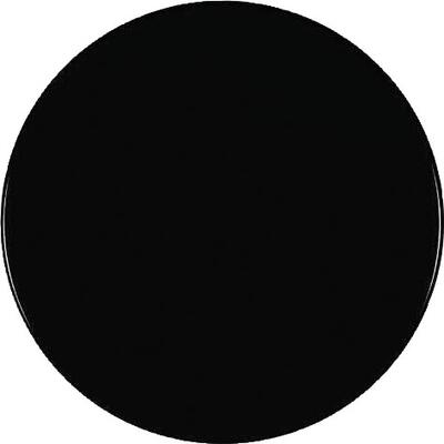 Werzalit bordplade Ø60 cm - sort