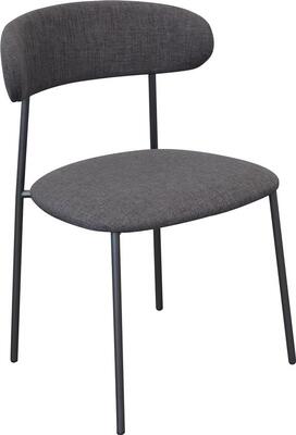 Anais stol – antrazit grå/brun stof
